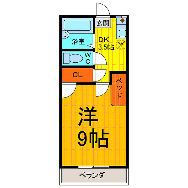 エンゼルハイム野口 113｜徳島県鳴門市鳴門町高島字中島(賃貸アパート1DK・1階・20.00㎡)の写真 その2