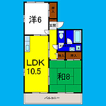 セジュール濱田II 201 ｜ 徳島県板野郡北島町中村字前須34（賃貸アパート2LDK・2階・53.00㎡） その2