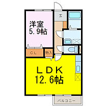 ライフサークルパート5  ｜ 茨城県古河市原町（賃貸アパート1LDK・1階・47.23㎡） その2