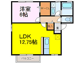 ロイヤルＢ  ｜ 栃木県下都賀郡野木町大字丸林（賃貸アパート1LDK・2階・45.06㎡） その2