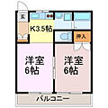 睦ハイツ4階4.1万円