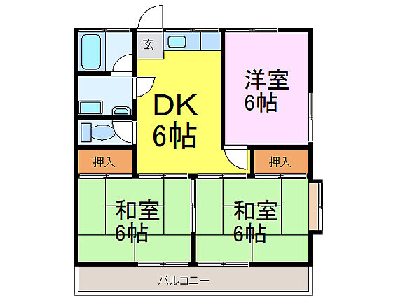 北町ハイツ_間取り_0