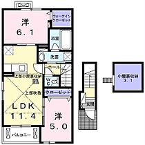 アルソーレ  ｜ 栃木県下都賀郡野木町大字南赤塚（賃貸アパート2LDK・2階・55.10㎡） その2