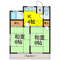 平成コーポラス  ｜ 茨城県古河市三杉町２丁目（賃貸アパート2K・2階・31.59㎡） その2