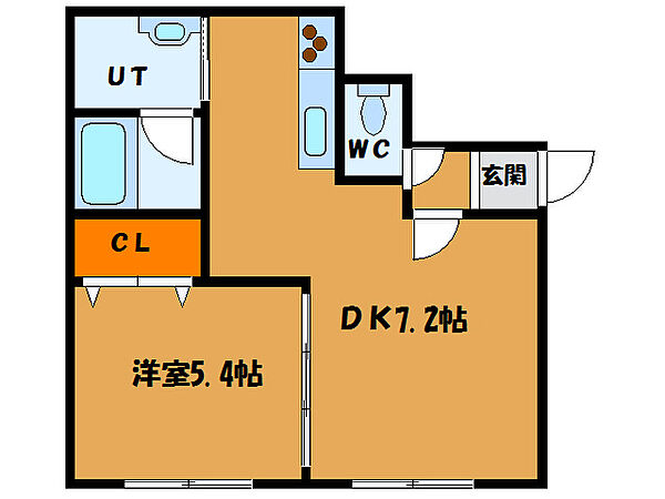 マンションアムール 202｜北海道函館市亀田町(賃貸アパート1DK・2階・30.27㎡)の写真 その2