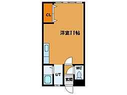 バス 西堀病院前下車 徒歩5分 1階/-