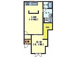 レアード湯浜 1階/102