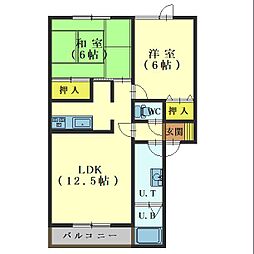 トータス西桔梗C 2階