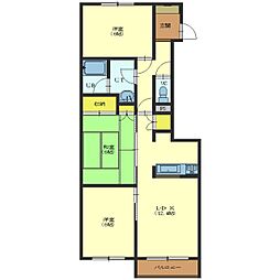 マンション北斗富岡II 2階