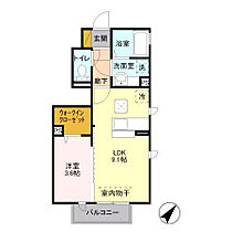 千葉県市原市五井中央東２丁目（賃貸アパート1LDK・1階・33.13㎡） その2