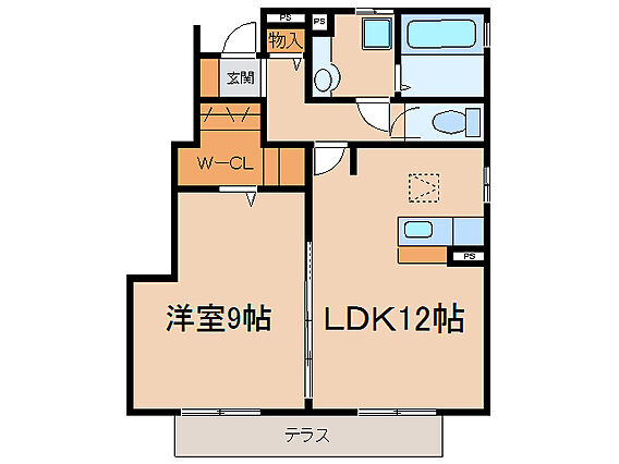 セジュール池田B棟_間取り_0