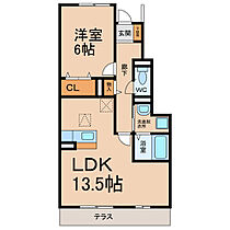 プレシャス  ｜ 愛知県小牧市小牧５丁目（賃貸アパート1LDK・1階・47.51㎡） その2