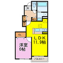 ラ・ヴィ・エゼＢ  ｜ 埼玉県行田市大字若小玉（賃貸アパート1LDK・1階・45.03㎡） その2