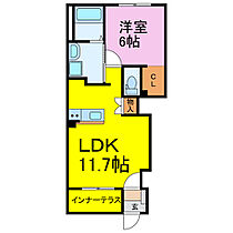 ボナール花崎B  ｜ 埼玉県加須市花崎４丁目（賃貸アパート1LDK・1階・43.21㎡） その2