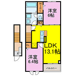クレッセント 2階
