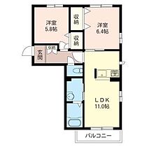 千葉県市原市姉崎西２丁目（賃貸アパート2LDK・2階・54.76㎡） その2