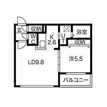 アジュールコートN5 507 ｜ 北海道札幌市中央区北五条西１７丁目4-12（賃貸マンション1LDK・5階・38.00㎡） その2