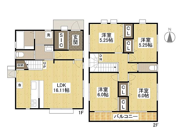 間取り 広島市安佐北区可部6丁目