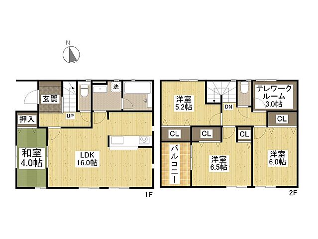 間取り 広島市安佐北区可部南4丁目