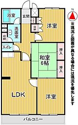 間取図画像 3LDK