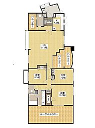 間取図画像 3LDK