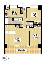 間取図画像 3LDK