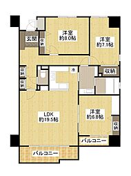 間取図画像 3LDK