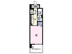 インプレス 1Kの間取図画像