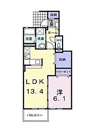 間取図画像 1LDK