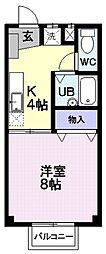 間取図画像 1K