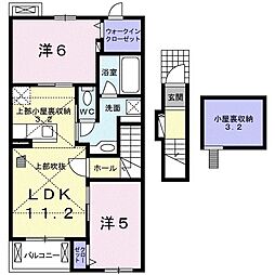 グラン・エスト7 2LDKの間取図画像