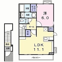 間取図画像 1LDK