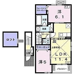 ブリアンソレイユ 2LDKの間取図画像