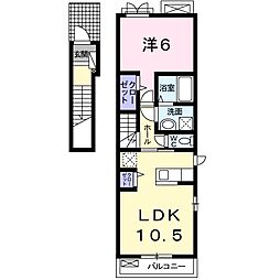 ライフスタイル 1LDKの間取図画像