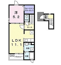 リサーチャー7A 1LDKの間取図画像