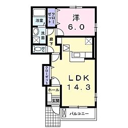 間取図画像 1LDK