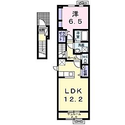 ビオーラエムディ館 1LDKの間取図画像