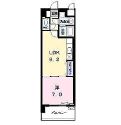 エクセレントガーデン 1LDKの間取図画像