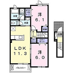 物件の間取り