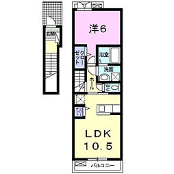 間取図画像 1LDK