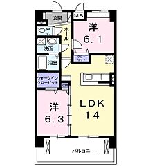 物件の間取り