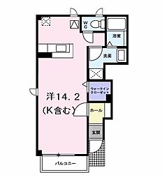 ウィルレジデンス5 ワンルームの間取図画像