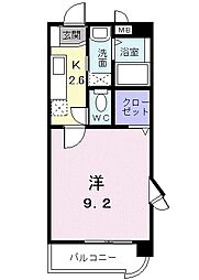 フリーアメニティ　ＯＮＥ 1階1Kの間取り