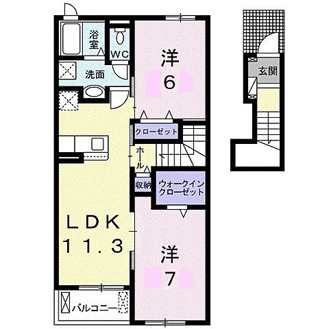 ホームズ でお部屋探し プレッソ太田iv 2階 3 2ldk 賃料6 2万円 58 67 賃貸アパート住宅情報 物件番号 取扱い不動産会社 大東建託リーシング株式会社 高松国道11号店