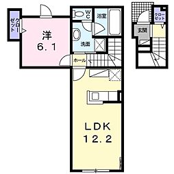 アル・トール 1LDKの間取図画像