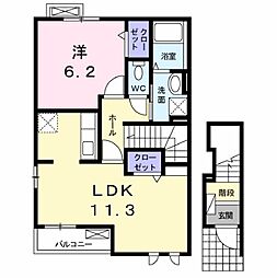 スパーブ・レジデンス 1LDKの間取図画像