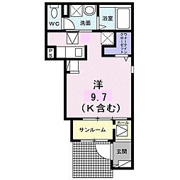 間取図画像 ワンルーム