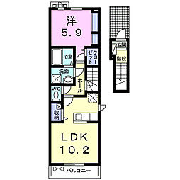 間取図画像 1LDK