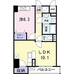物件の間取り
