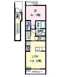 間取図画像 1LDK